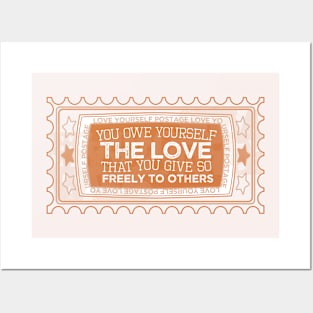 You Owe Yourself Love Stamp [sun] Posters and Art